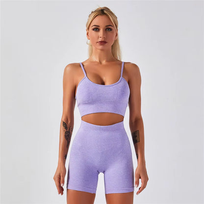 Quick-Dry Training Set — Women'S Tee + High-Waist Capri · REF BP-CMP-002